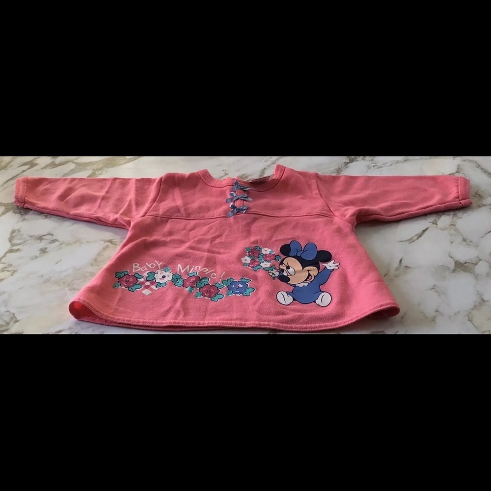 Disney Babies Minnie Mouse Pink Top 12 Months